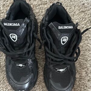 Balenciaga Triple Black Athletic Shoes